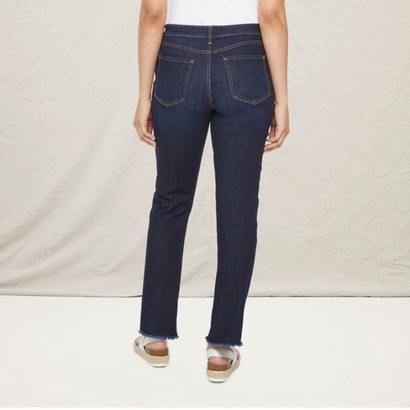 NWT a.n.a Straight Leg Raw Edge Ankle Jeans - Tall - Picture 2 of 5